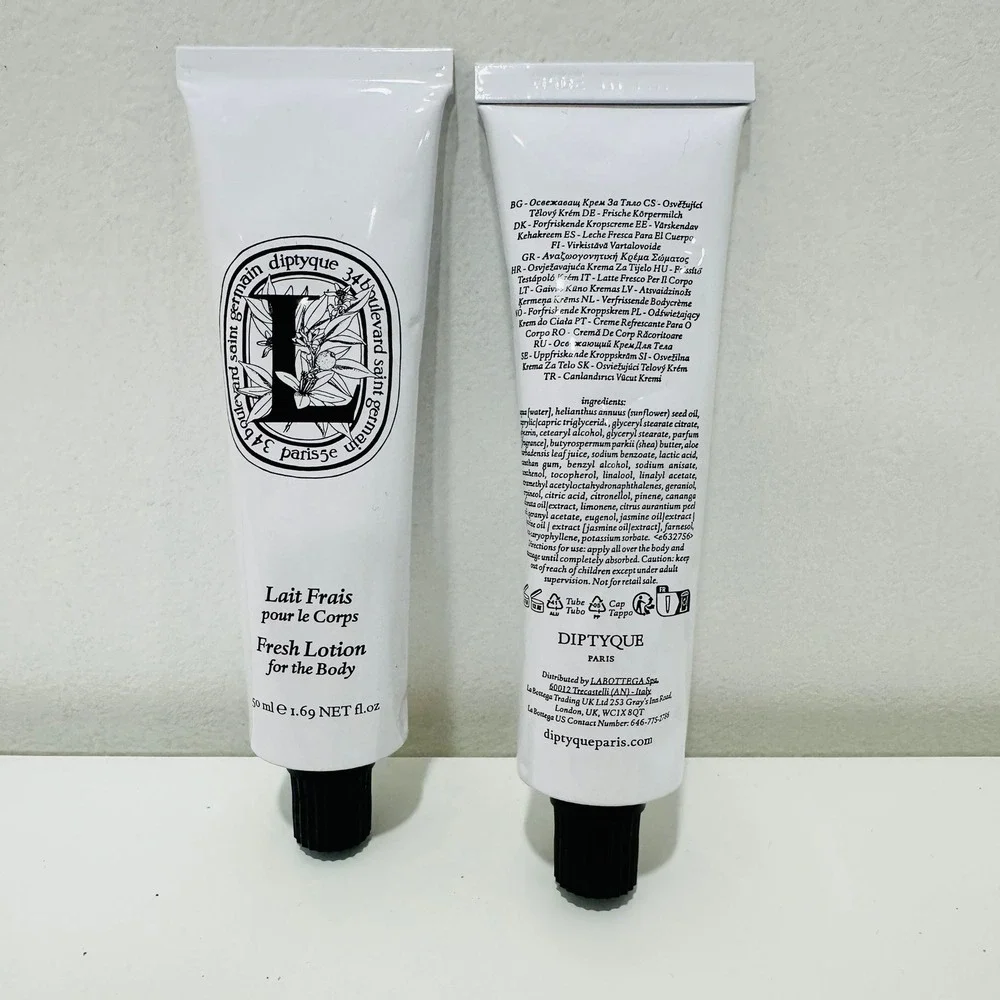 Diptique Paris Fresh Lotion for Body‎ Lait Frais 50ml 1.69oz 50mL Set of 2 New